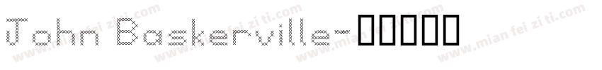 John Baskerville字体转换